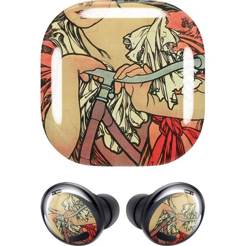 Alphonse Mucha Cycles Perfecta Galaxy Buds Pro Skin